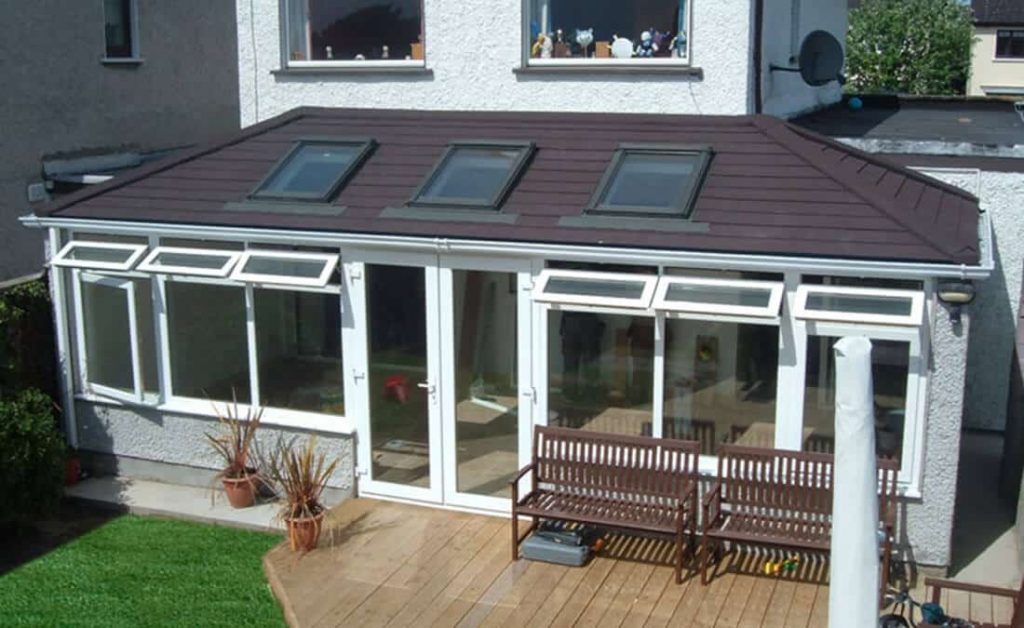 Large tiled roof conservatory